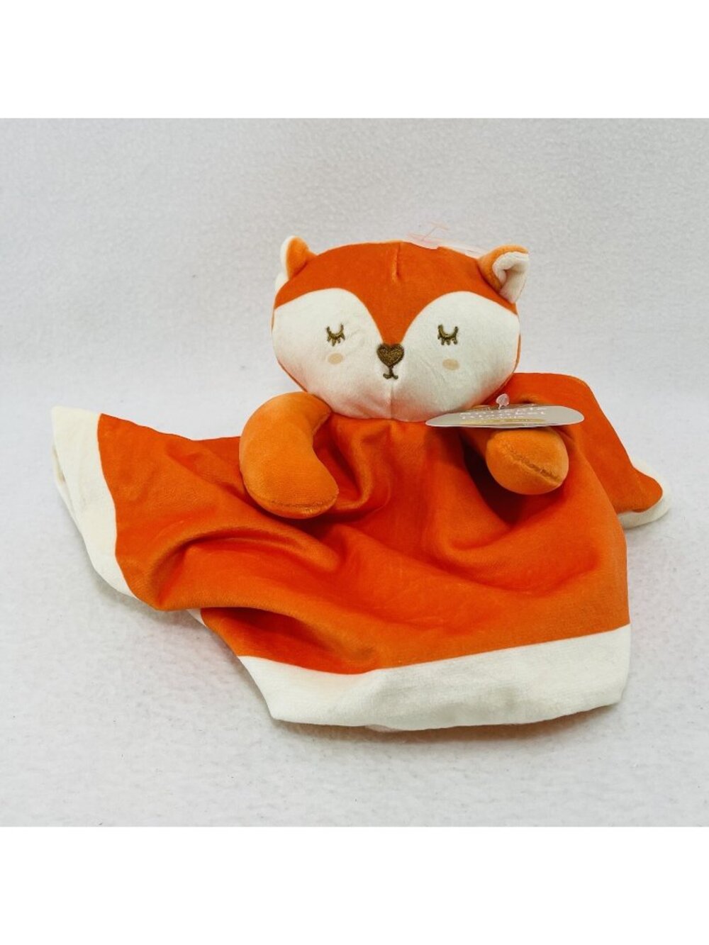 Cobija Snuggle Blanket Security Lovey Baby Fox Plush Toy Blankie Orange Bedding